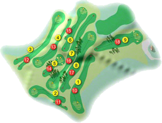 Aughnacloy Golf Course Layout