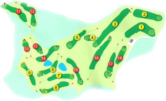 Clones Golf Course Layout