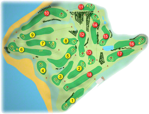 Dooks Golf Course Layout