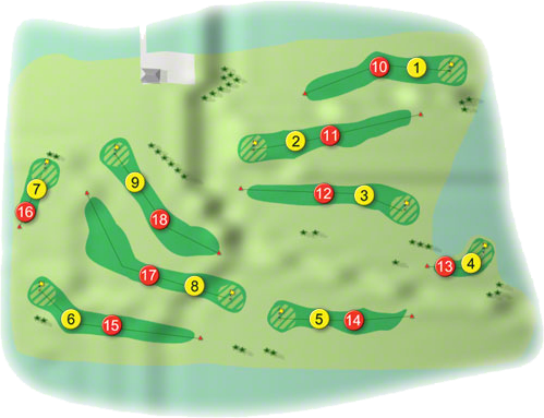 Glenlo Abbey Golf Course Layout
