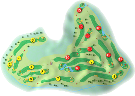 Kinsale Golf Course Layout