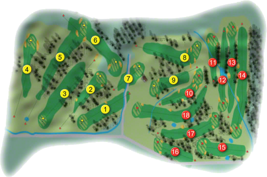 Lucan Golf Course Layout