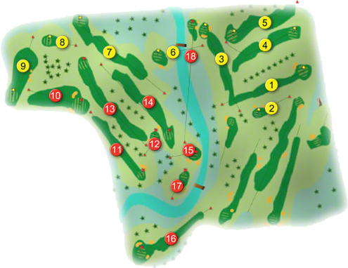 Muskerry Golf Course Layout