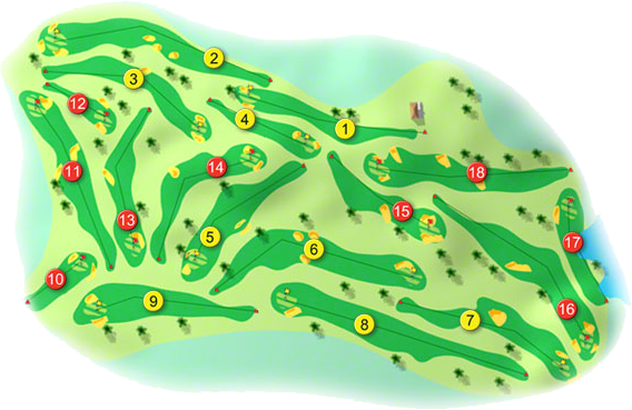 Shannon Golf Course Layout