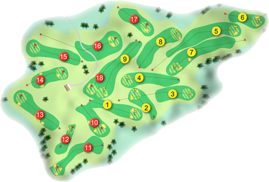 Stackstown Golf Course Layout